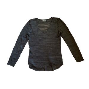 Daisy Fuentes size medium knit sheer (see through) V-neck